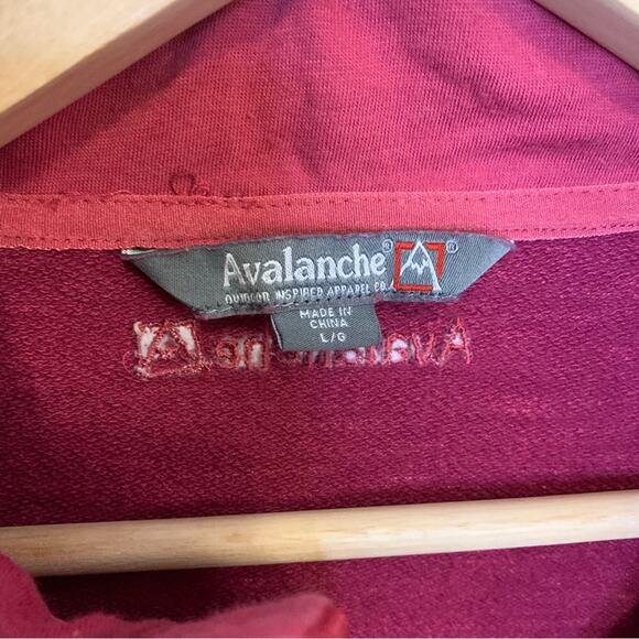 Avalanche Half Button Pullover Outdoor Long Sleeve Shirt Large - Picture 3 of 9